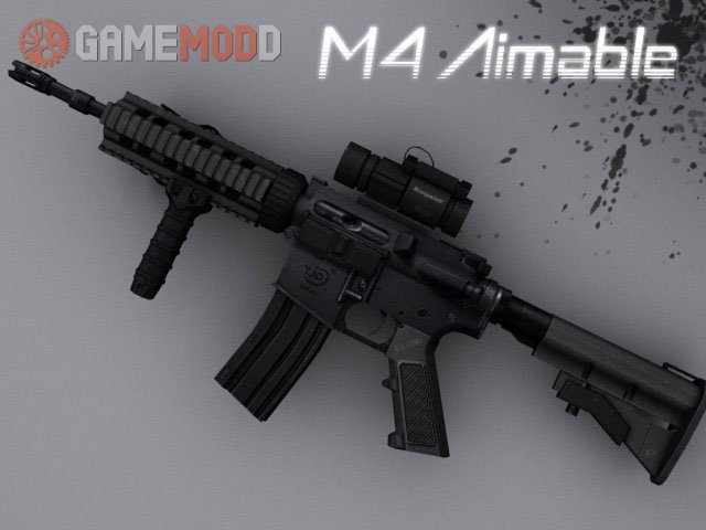 M4 Aimable on DMG anims (CoD4 Style)