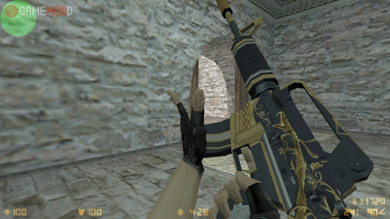 Golden coil m4a1 s well worn фото 95