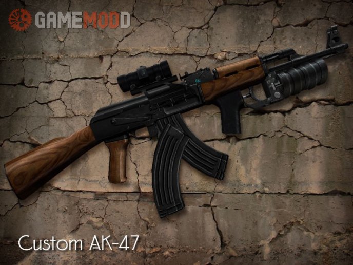 Custom AK-47 in DMG's SR-3M Animations