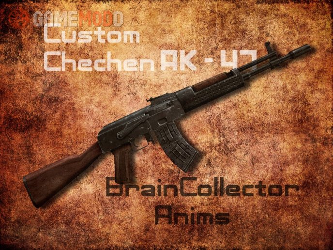 Custom Chechen AK-47 on Brain Collector anims