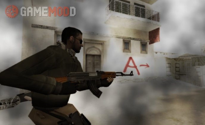 Default AK-47 With CS:GO Animations