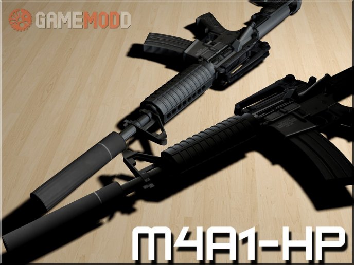 High Polygon M4A1 in 3 Anims (AimableNormal)