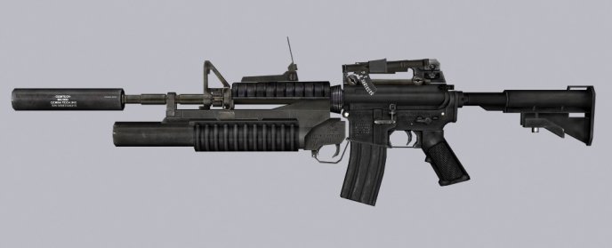 Colt M4A1 with M203 Grenade launcher
