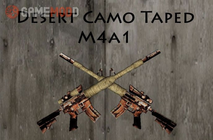 Desert Camo Taped M4a1