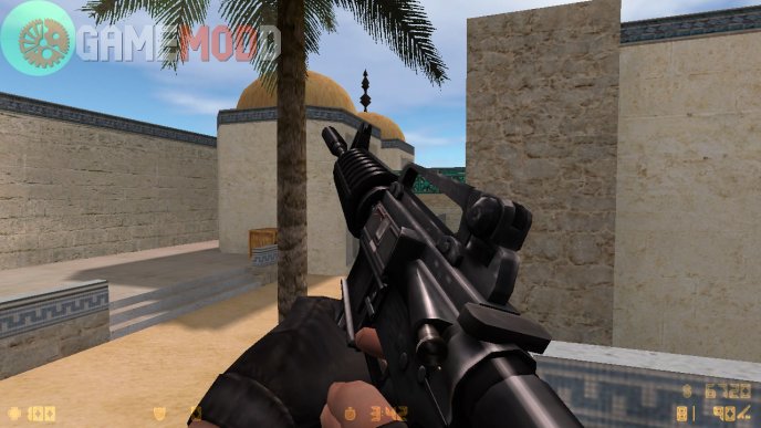 CS:S M4A1 on Valve's improved textures1