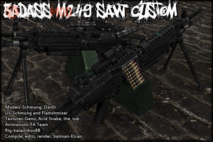 Badass M249 SAW