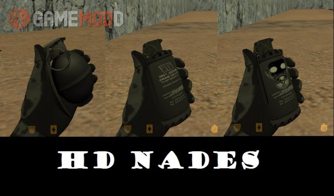 HD Grenades for CS 1.6