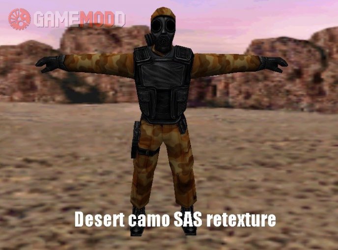 Desert camo SAS retexture