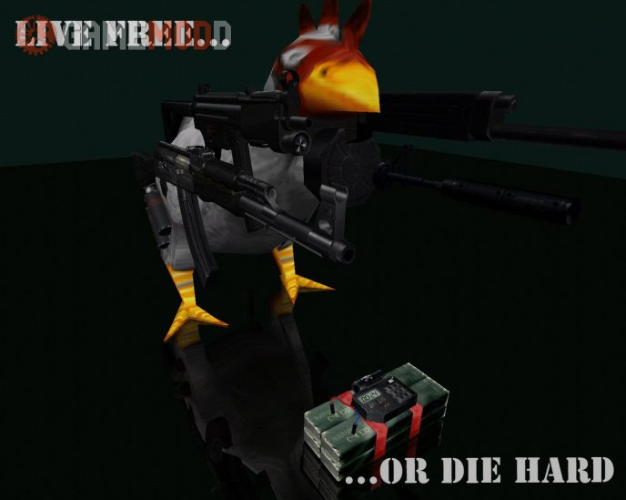 Die-Hard Chicken {HD}