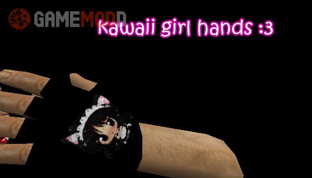 Kawaii girl hands