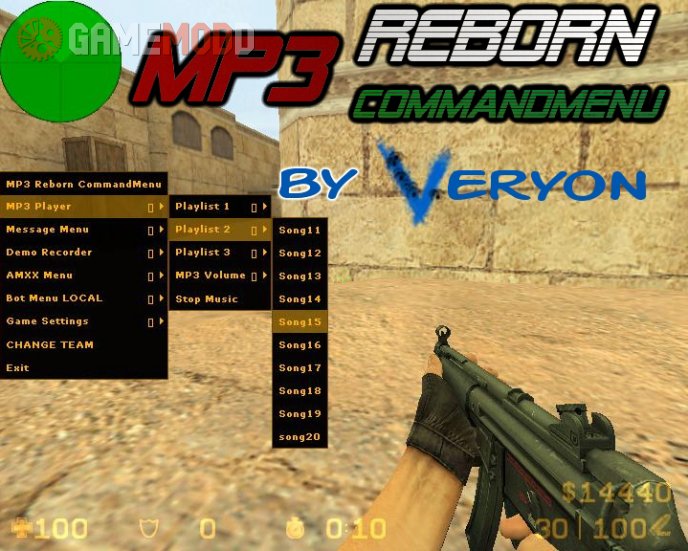 Command Menu V2 By Teamneodz [Counter-Strike 1.6] [Mods]