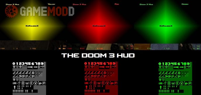 Doom 3 HUD