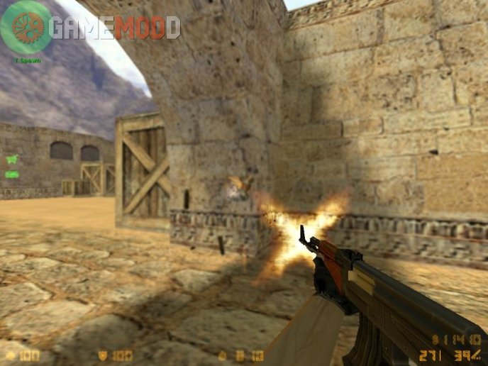 CSS based muzzle flashes