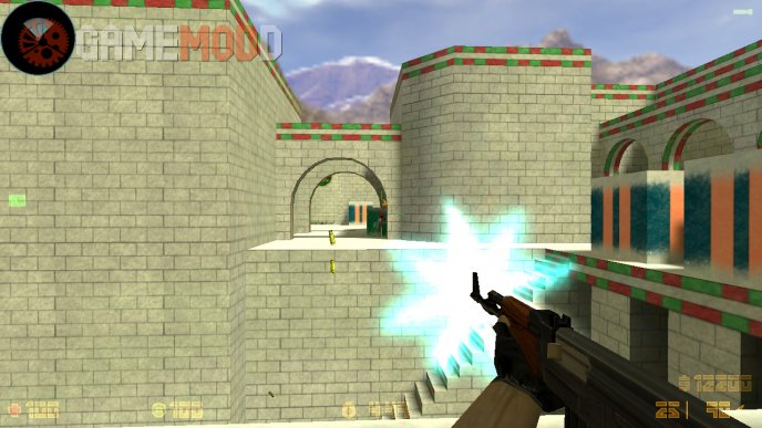 Multicolored Muzzle Flash