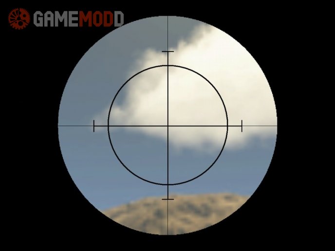 Clear Crosshair Sniper Scope