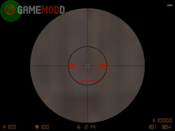 Red AWP scope