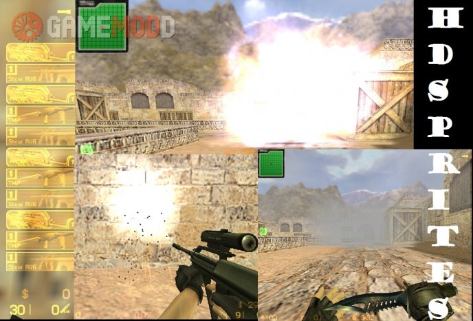 HD Sprites for CS 1.6