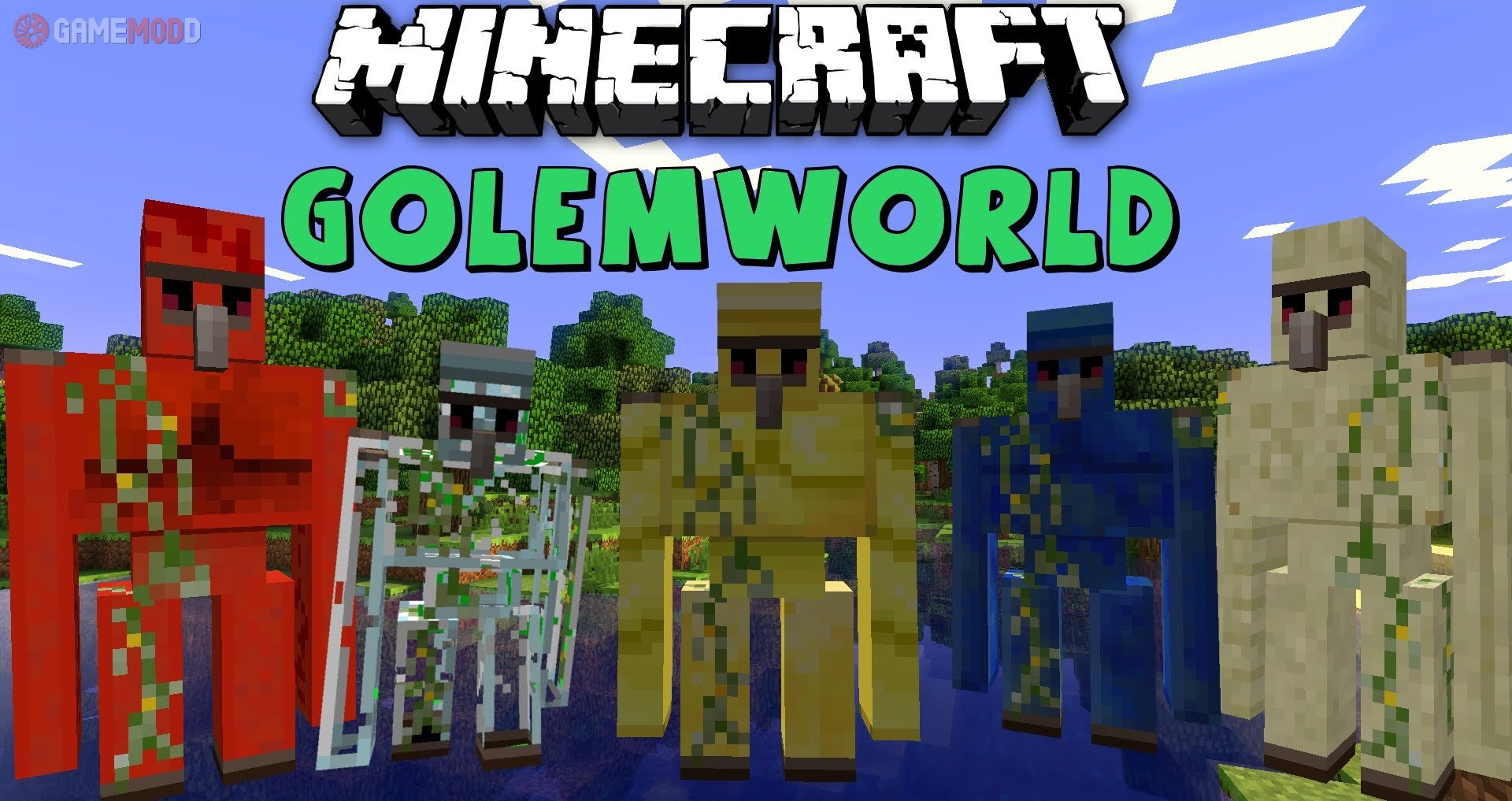 Golem World 1 7 2 1 6 4 1 6 2 Minecraft Mods Gamemodd