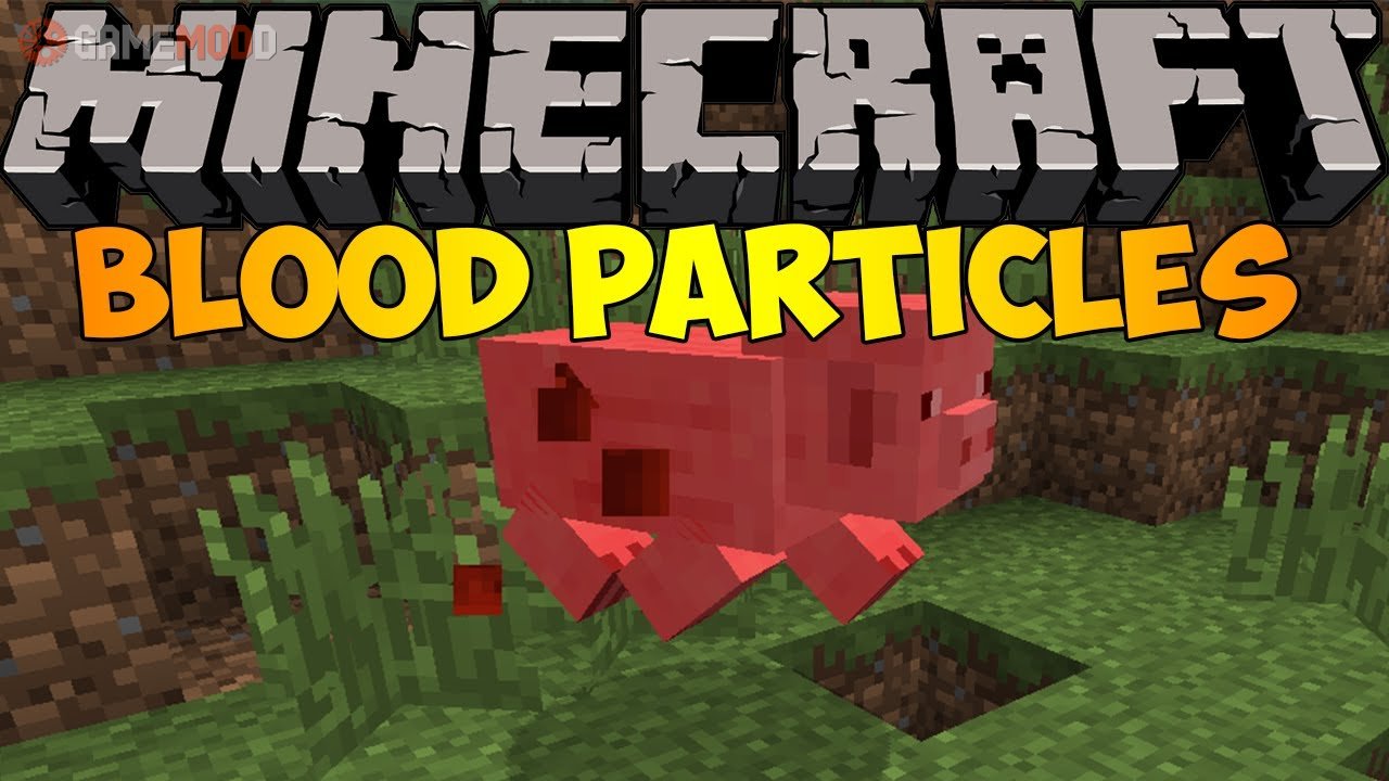 Blood particle Minecraft Data Pack