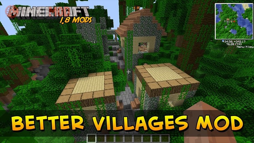 Better Villages 1 7 10 1 7 2 1 6 4 Minecraft Mods Gamemodd