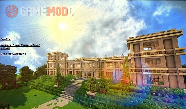 The Wayne Manor 1 8 1 7 10 Minecraft Maps Gamemodd