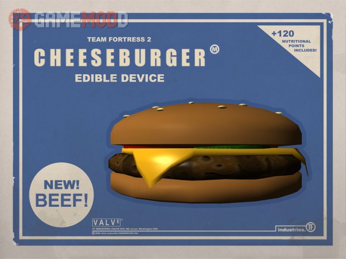 Cheeseburger Edible Device