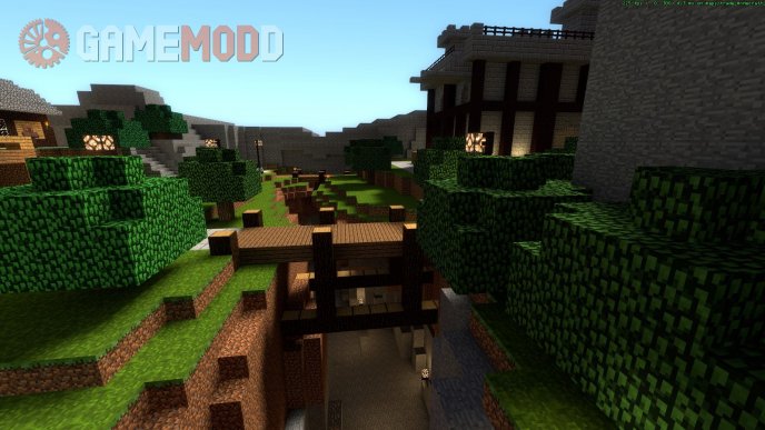 Trade Minecraft Village (Sunny)