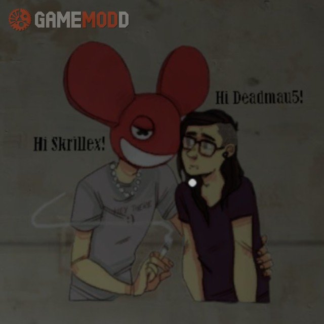 Skrillex and Deadmau5 spray V2