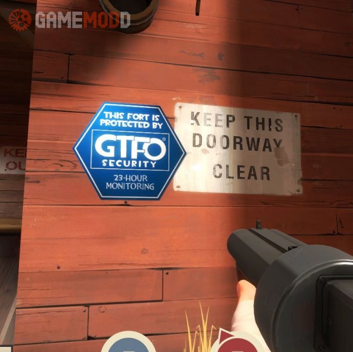 GTFO Security Sign